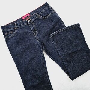 Glo Womens 15 Bell Bottom Flare Jeans Junior Denim Blue Y2K Americana